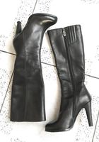 Осенние кожаные сапоги на высоких каблуках бренда Sufinna б/у... оголошення Bazarok.ua