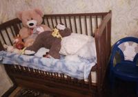 Продам детскую кроватку с рождения состояние новое смаятником... Объявления Bazarok.ua