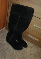 Жіночі зимові сапожки ботфорди з натуральної замші розмір 37... Оголошення Bazarok.ua