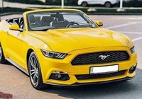 070 Ford Mustang желтый кабриолет аренда... Объявления Bazarok.ua