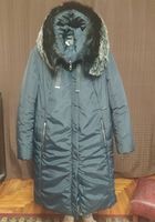 Продам женскую длинную куртку размер 58,синяя.... Объявления Bazarok.ua