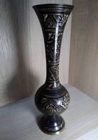 Винтажная черная латунная индийская ваза ручной работы... Объявления Bazarok.ua