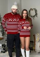 Новорічний теплий светр з оленями... Объявления Bazarok.ua
