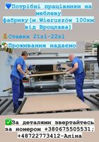 Робота на меблевій фабриці... Объявления Bazarok.ua