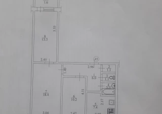 Квартира 3-кімн. продаж Киев, Голосеевский &ndash; 42.1 м&sup2;... Объявления Bazarok.ua