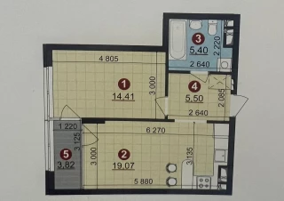 Квартира 1-кімн. продаж Киев, Подольский &ndash; 14.41 м&sup2;... Оголошення Bazarok.ua