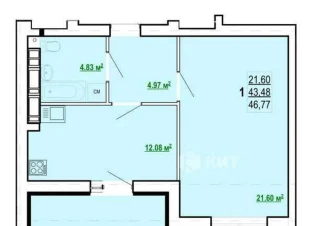 Квартира 1-кімн. продаж Харьков, Холодногорский &ndash; 46 м&sup2;... Оголошення Bazarok.ua