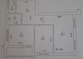 Квартира 2-кімн. продаж Харьков, Индустриальный &ndash; 74 м&sup2;... Оголошення Bazarok.ua