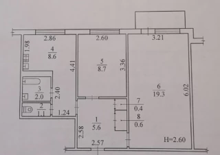 Квартира 2-кімн. продаж Харьков, Киевский &ndash; 48 м&sup2;... Оголошення Bazarok.ua