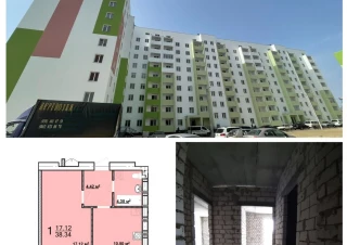 Квартира 1-кімн. продаж Харьков, Индустриальный &ndash; 36 м&sup2;... Оголошення Bazarok.ua