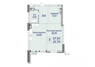 Квартира 1-кімн. продаж Киев, Печерский &ndash; 67 м&sup2;... Оголошення Bazarok.ua