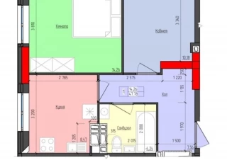 Квартира 2-кімн. продаж Житомир, Центр &ndash; 2 м&sup2;... Оголошення Bazarok.ua